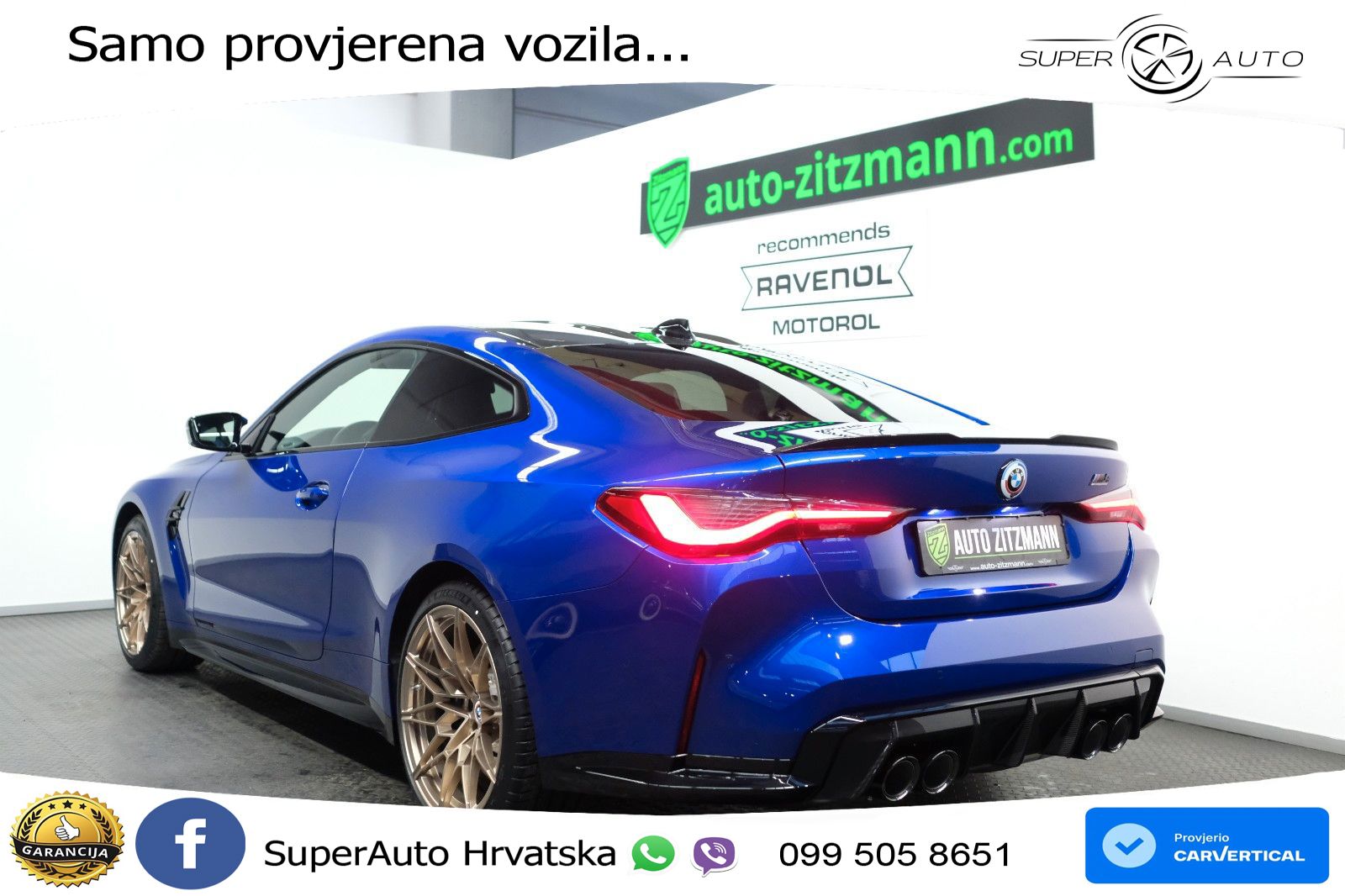 BMW M4 Competition 3.0 (510 KS) Steptronic LED+GR SJED+ACC