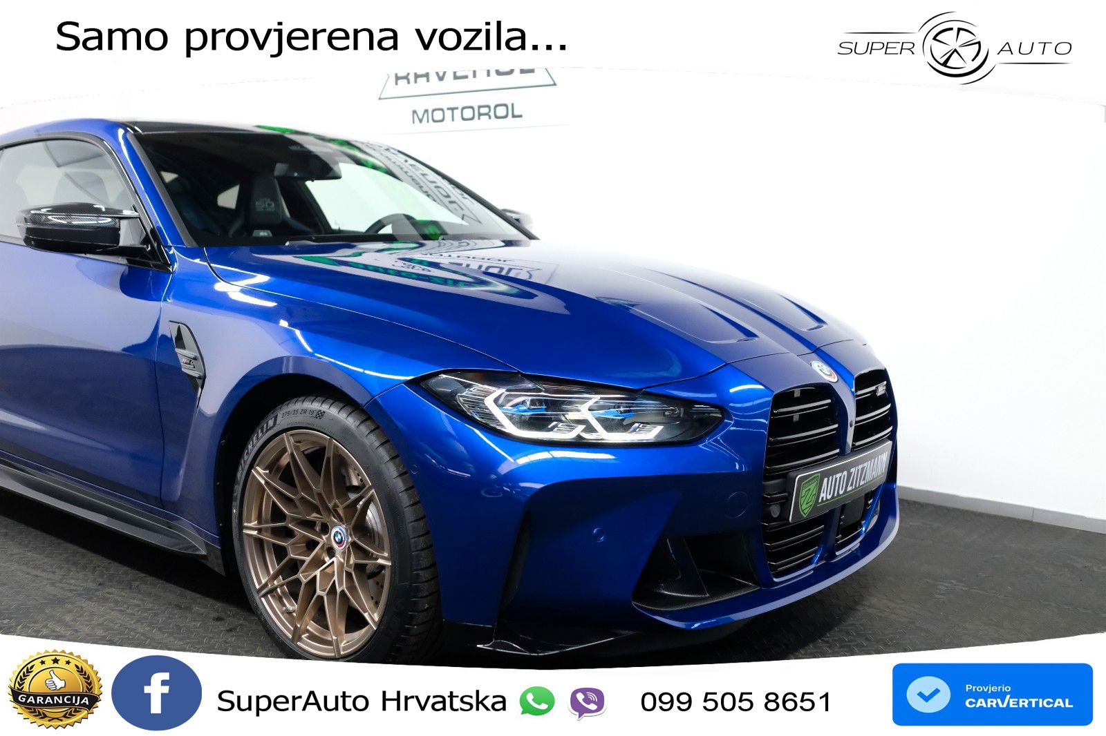 BMW M4 Competition 3.0 (510 KS) Steptronic LED+GR SJED+ACC