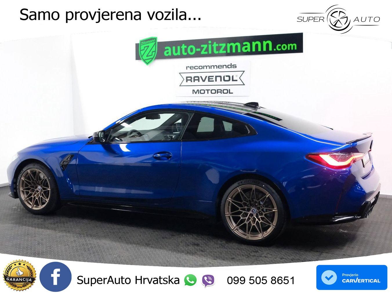 BMW M4 Competition 3.0 (510 KS) Steptronic LED+GR SJED+ACC