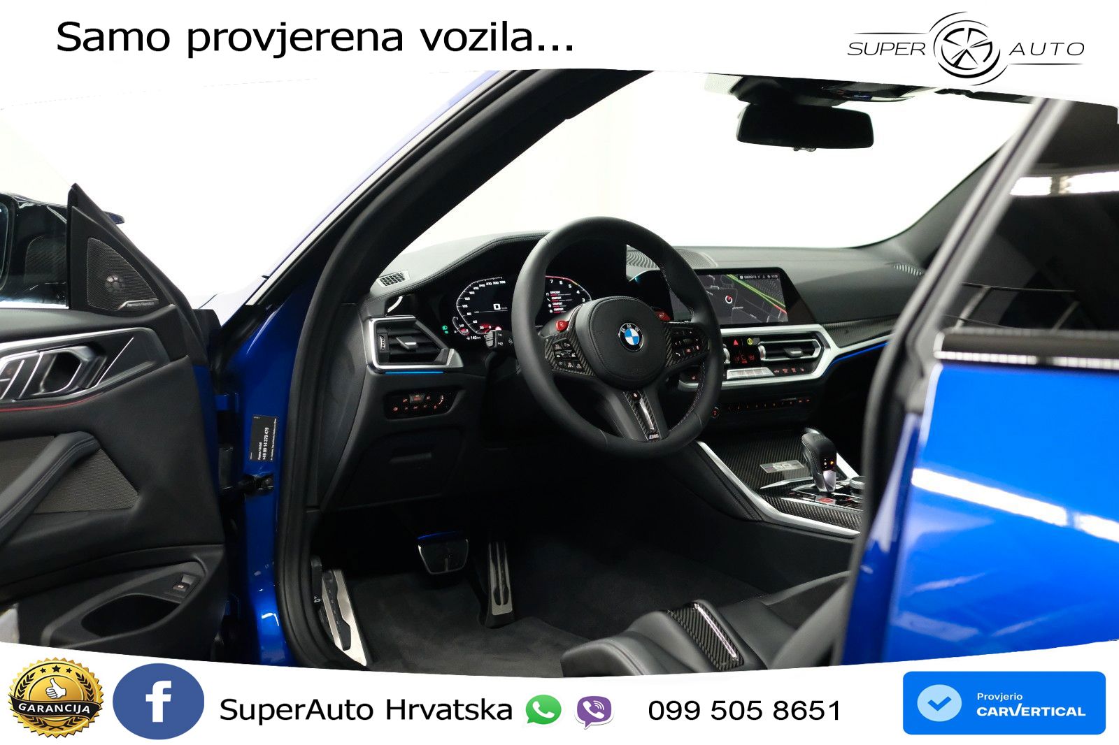 BMW M4 Competition 3.0 (510 KS) Steptronic LED+GR SJED+ACC