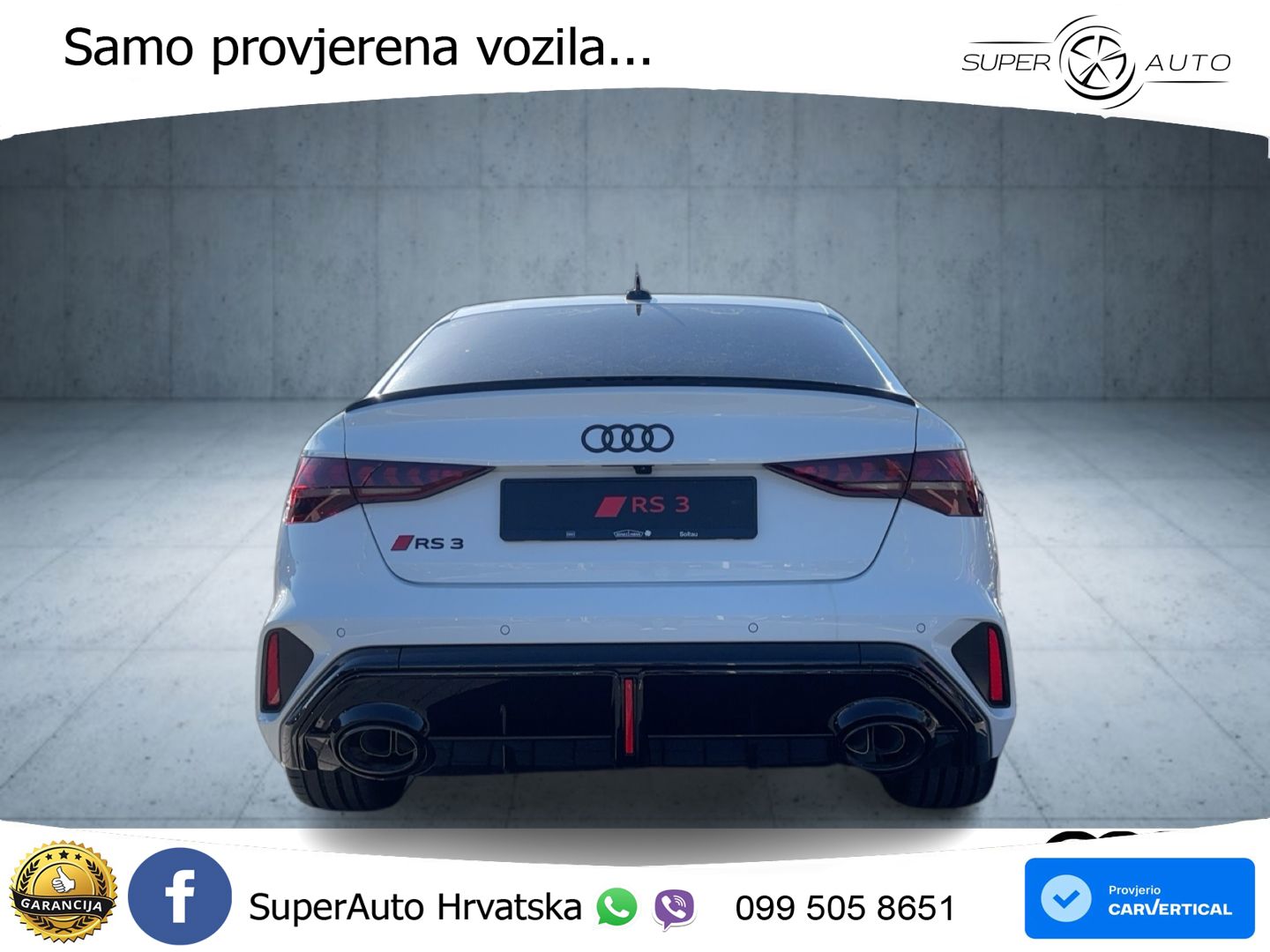 Audi RS3 Sedan 2.5 TFSI (400 KS) quattro S tronic LED+GR SJED+ACC