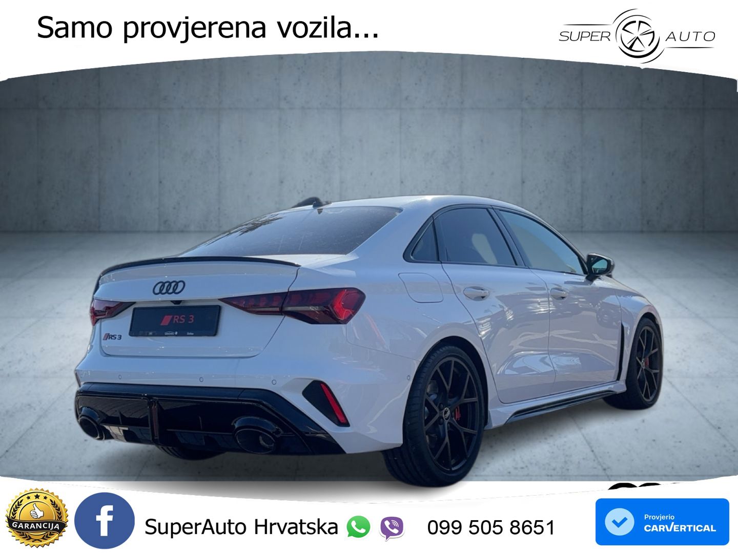 Audi RS3 Sedan 2.5 TFSI (400 KS) quattro S tronic LED+GR SJED+ACC