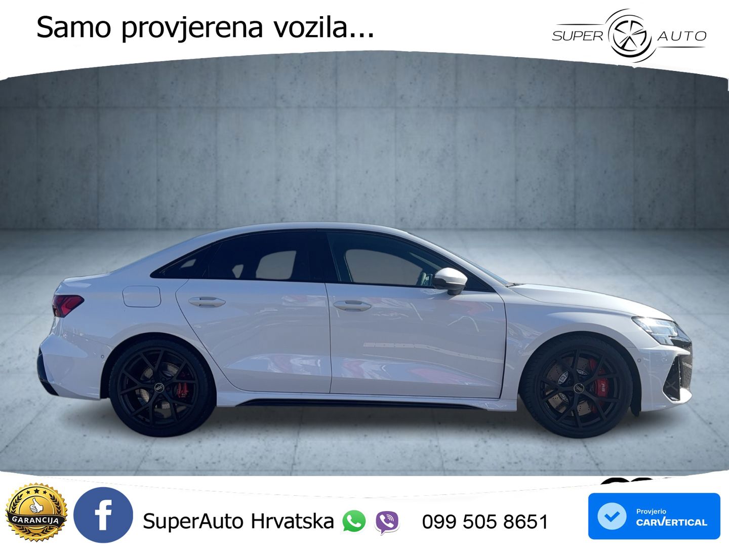 Audi RS3 Sedan 2.5 TFSI (400 KS) quattro S tronic LED+GR SJED+ACC