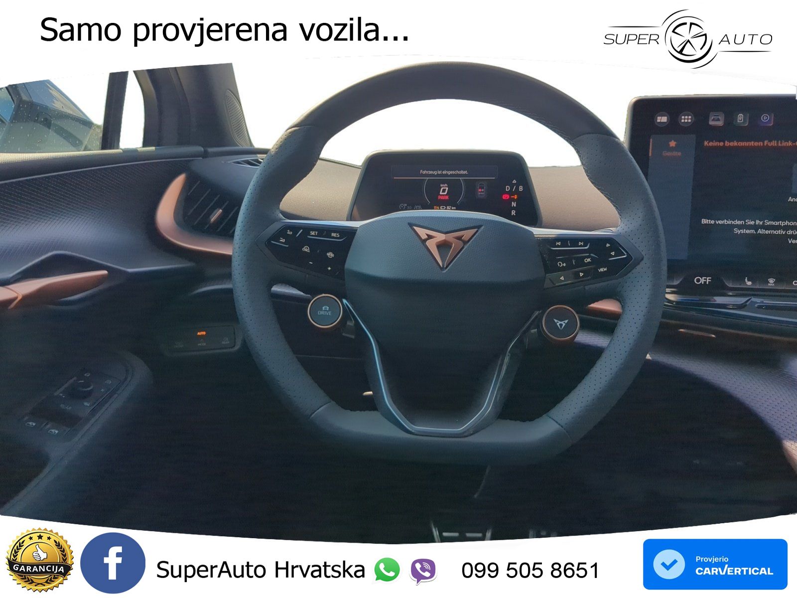 Cupra Tavascan 82 kWh (286 KS) LED+GR SJED+ACC