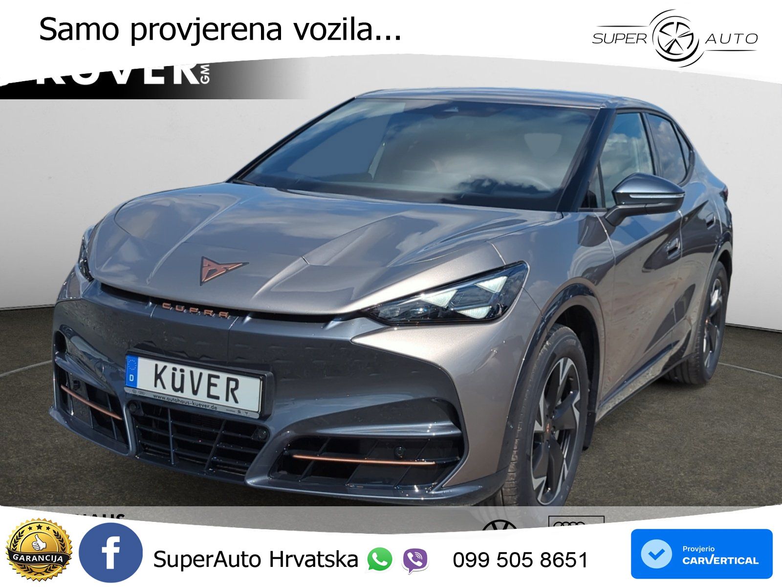 Cupra Tavascan 82 kWh (286 KS) LED+GR SJED+ACC