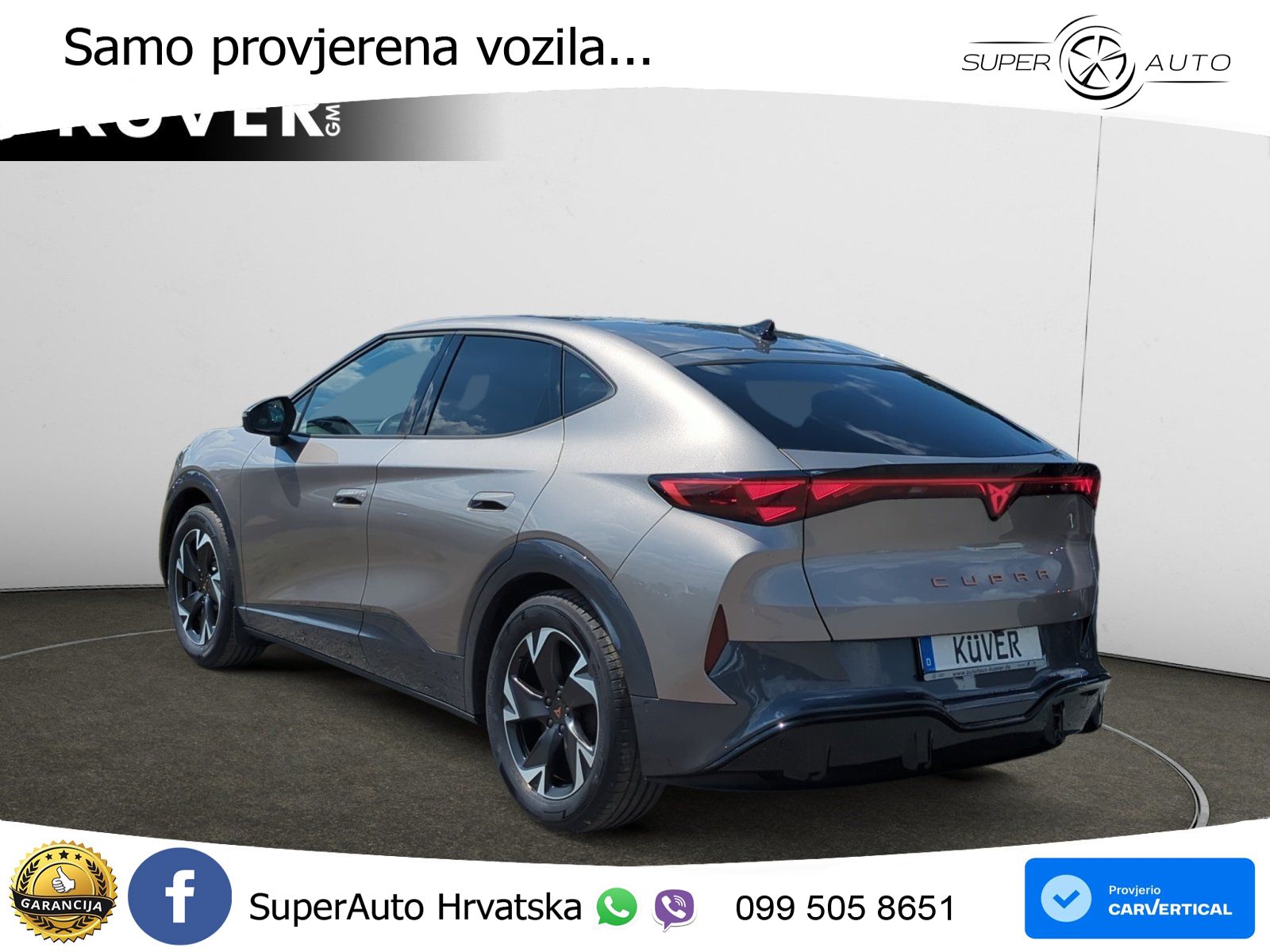 Cupra Tavascan 82 kWh (286 KS) LED+GR SJED+ACC