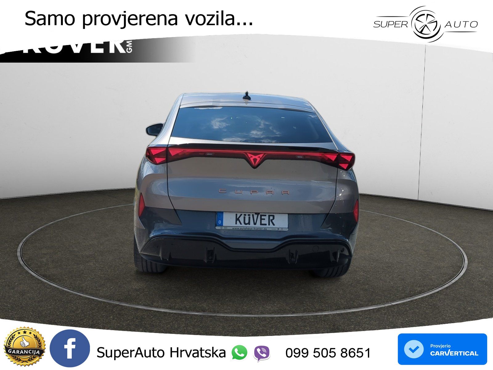 Cupra Tavascan 82 kWh (286 KS) LED+GR SJED+ACC