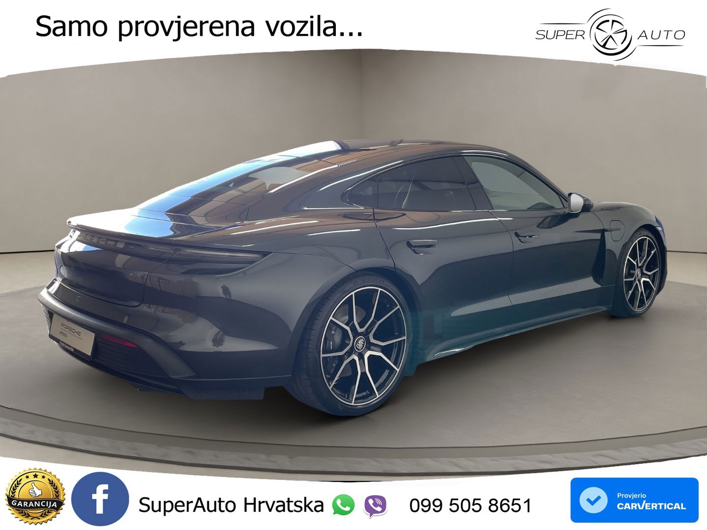 Porsche Taycan Performance Plus 93.4 kWh (476 KS)