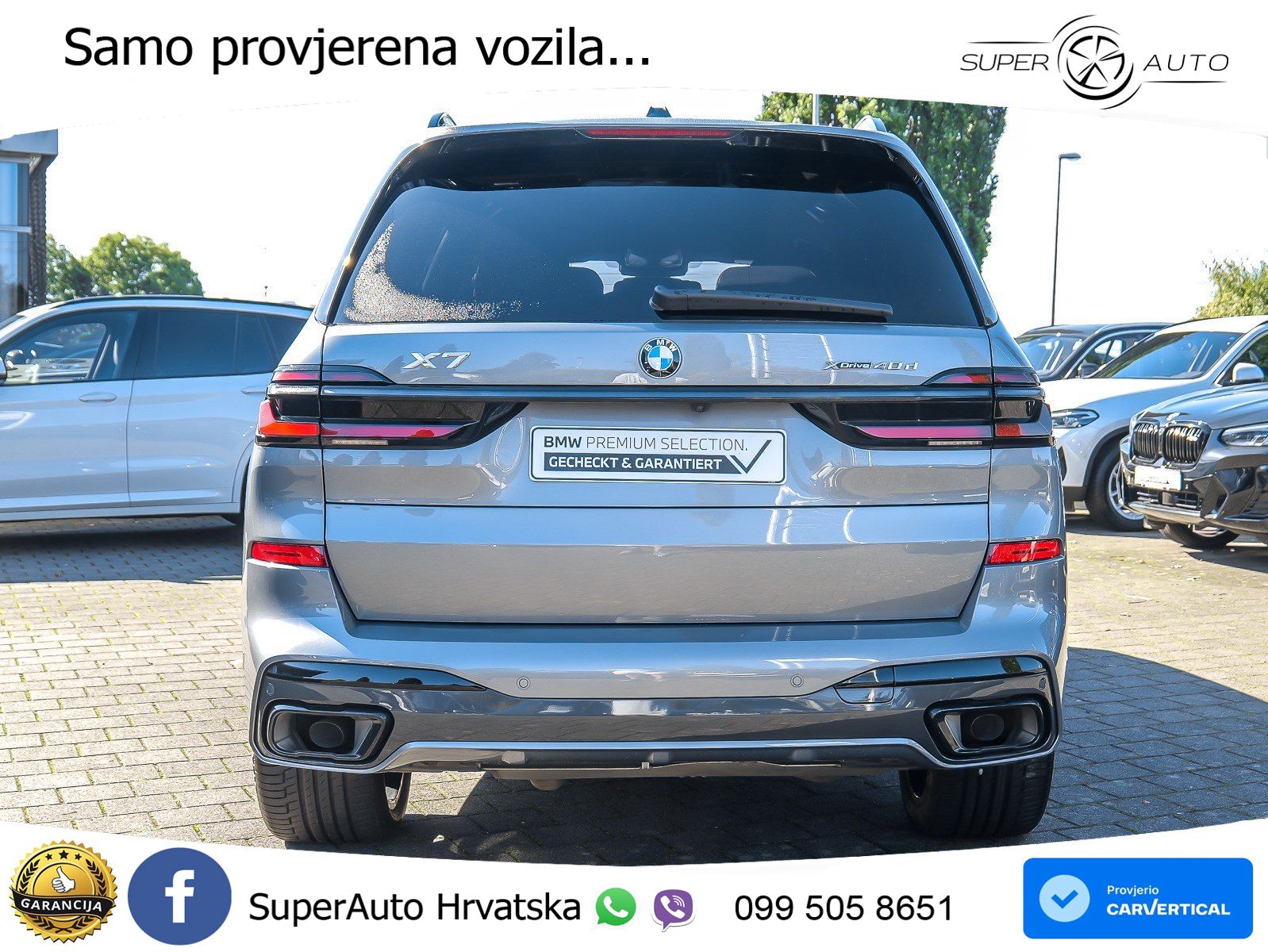 BMW X7 40d xDrive M Sport LED+GR SJED+ACC