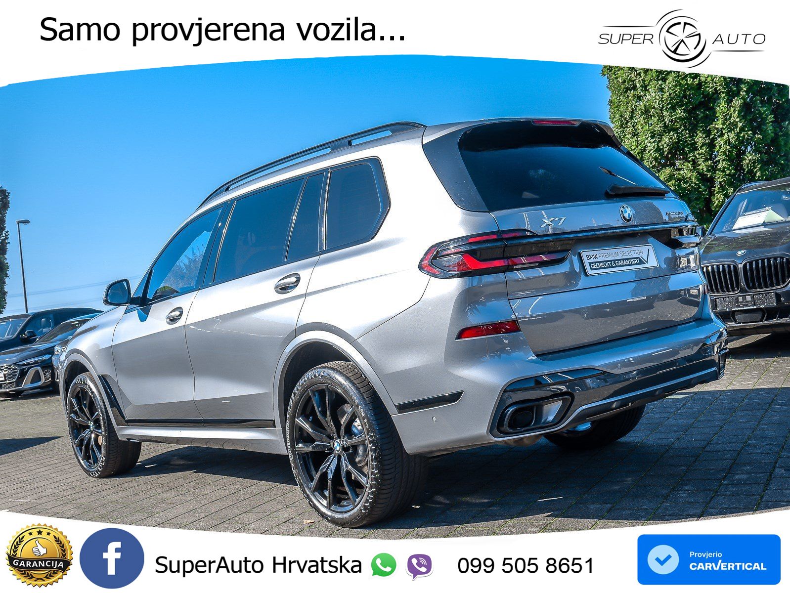 BMW X7 40d xDrive M Sport LED+GR SJED+ACC