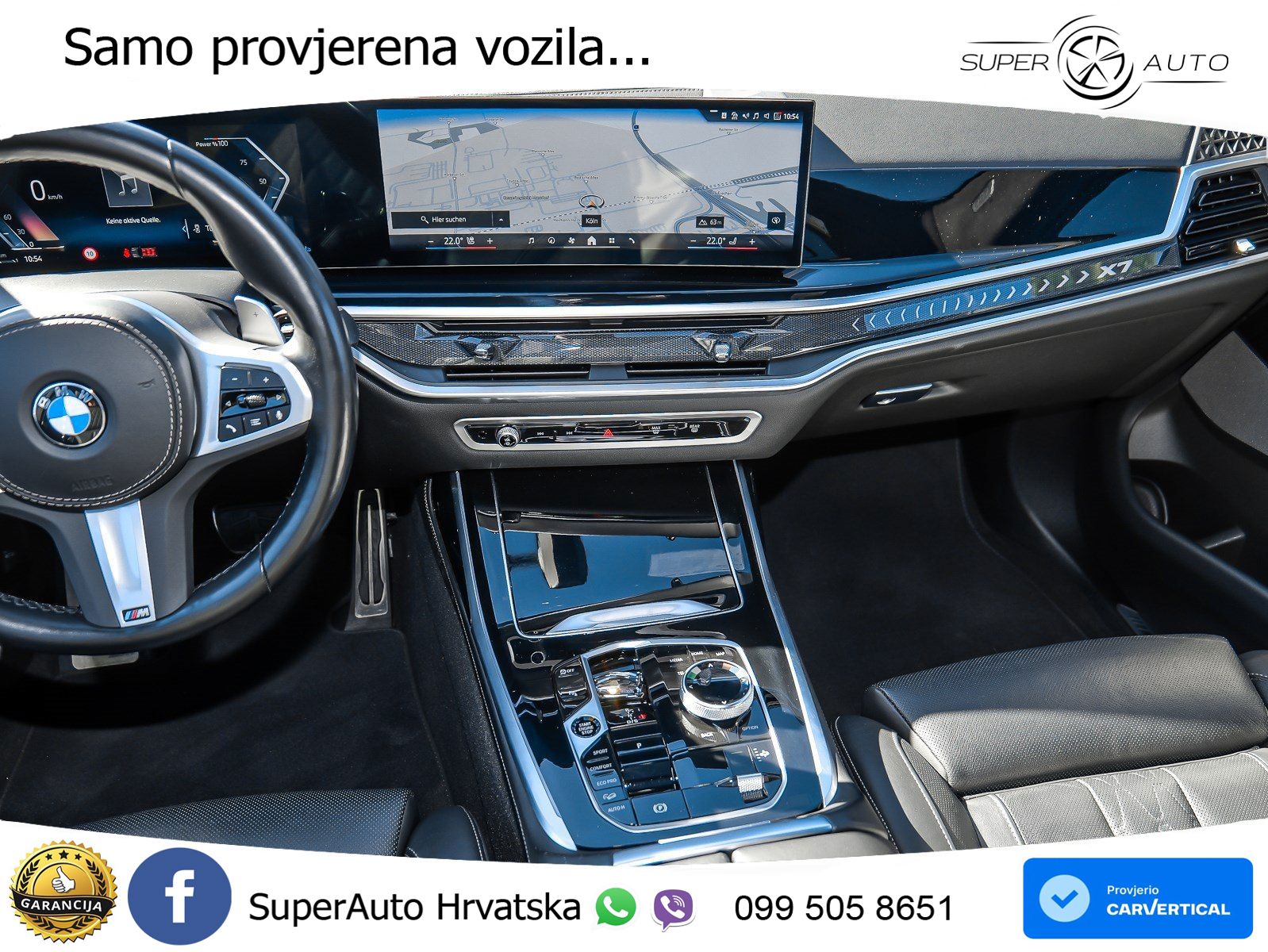 BMW X7 40d xDrive M Sport LED+GR SJED+ACC