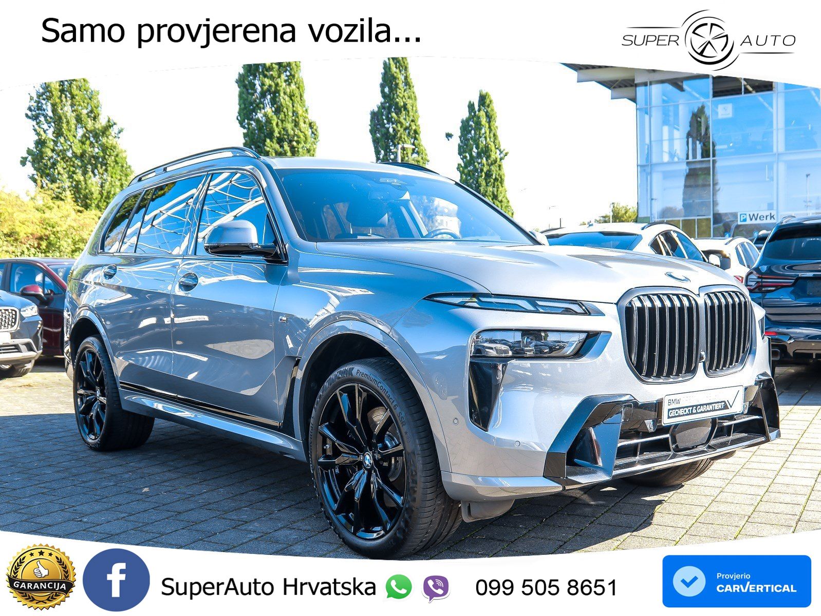 BMW X7 40d xDrive M Sport LED+GR SJED+ACC