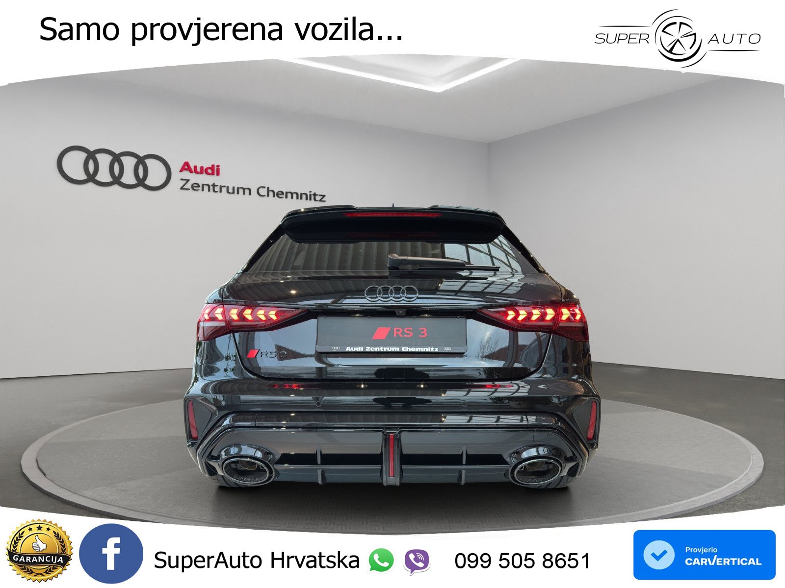 Audi RS3 Sedan 2.5 TFSI (400 KS) quattro S tronic LED+GR SJED+ACC