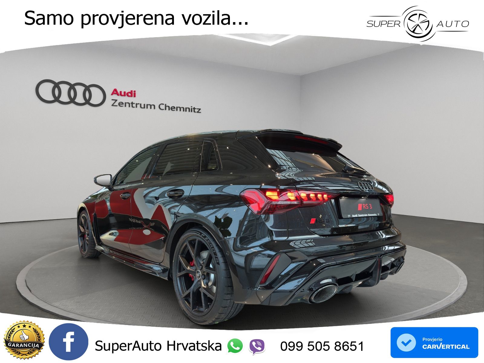 Audi RS3 Sedan 2.5 TFSI (400 KS) quattro S tronic LED+GR SJED+ACC