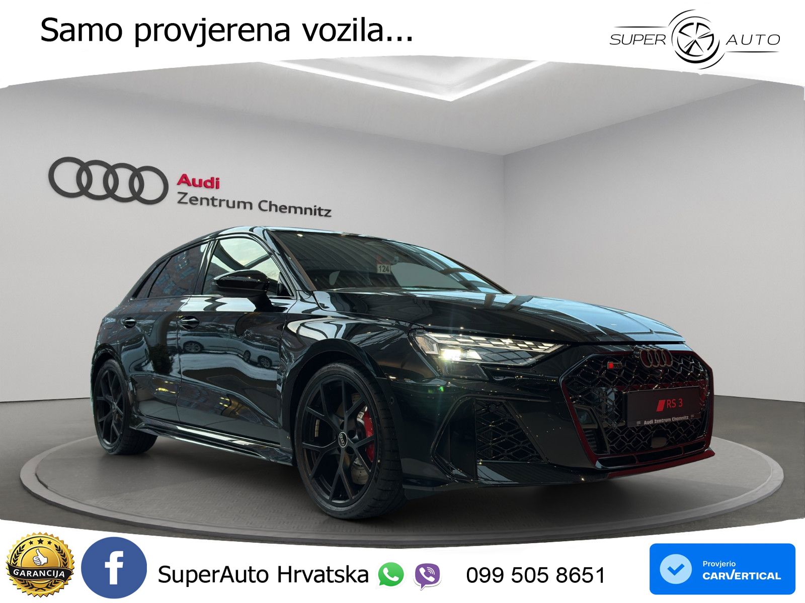 Audi RS3 Sedan 2.5 TFSI (400 KS) quattro S tronic LED+GR SJED+ACC