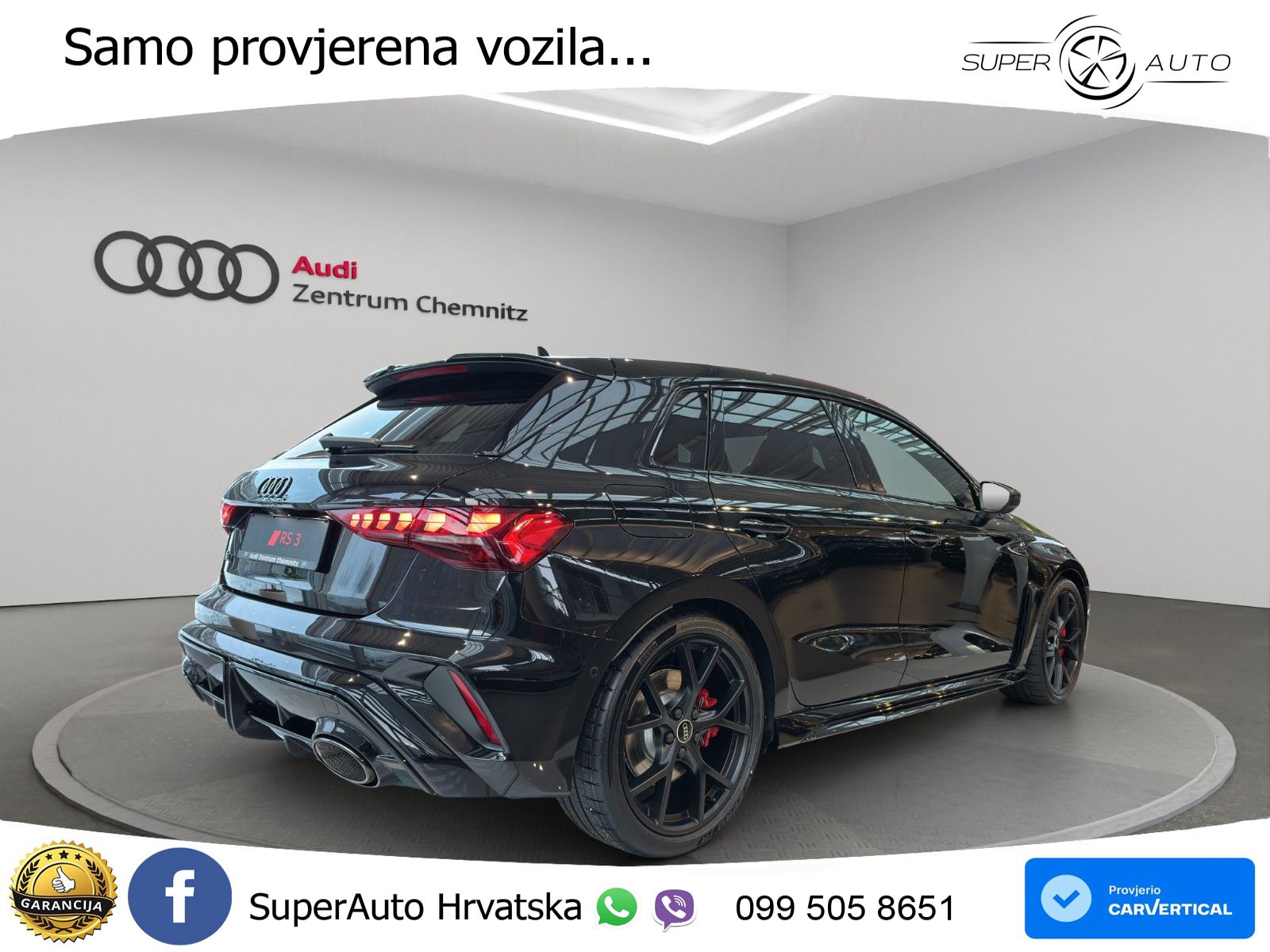 Audi RS3 Sedan 2.5 TFSI (400 KS) quattro S tronic LED+GR SJED+ACC