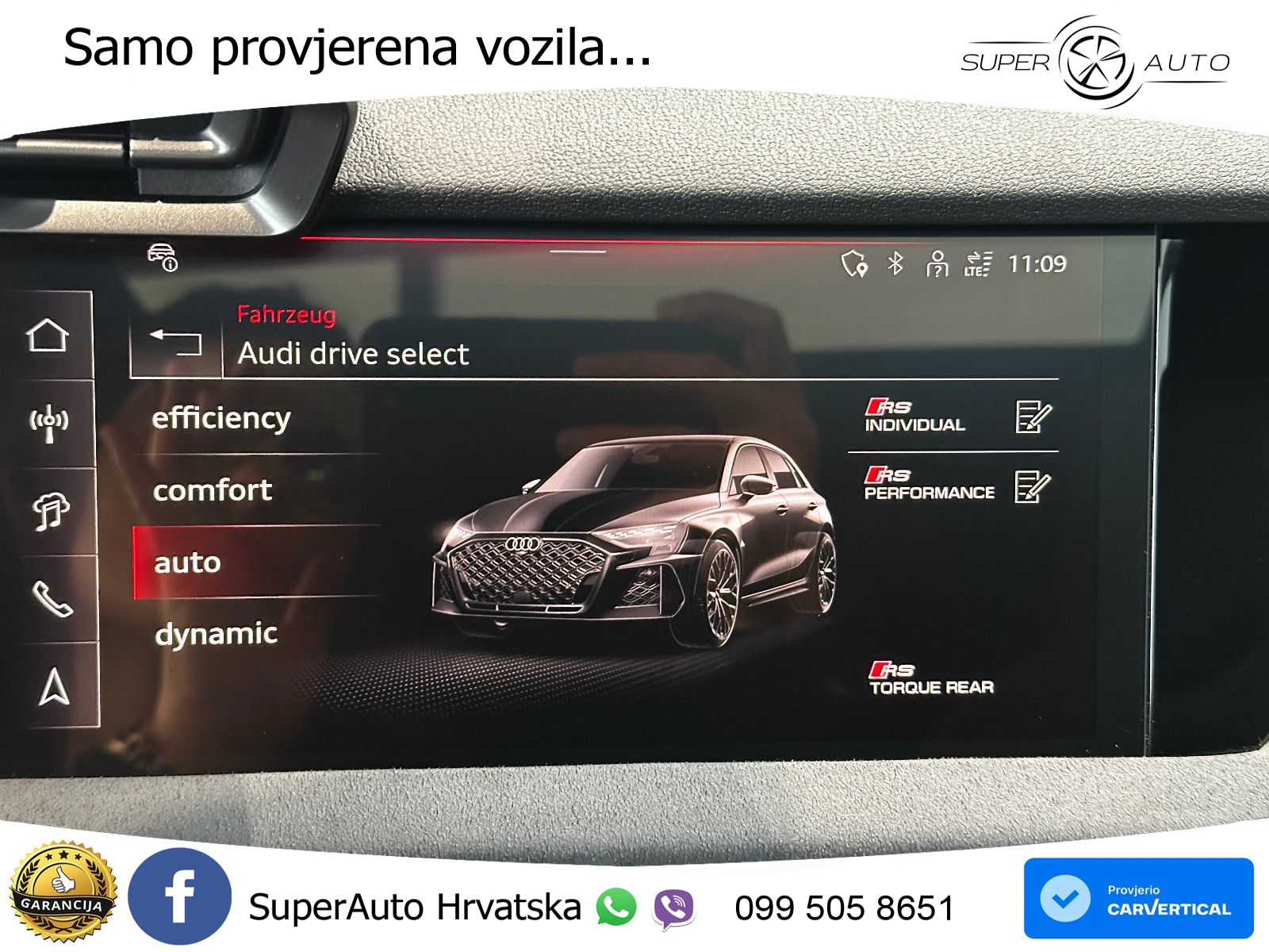 Audi RS3 Sedan 2.5 TFSI (400 KS) quattro S tronic LED+GR SJED+ACC