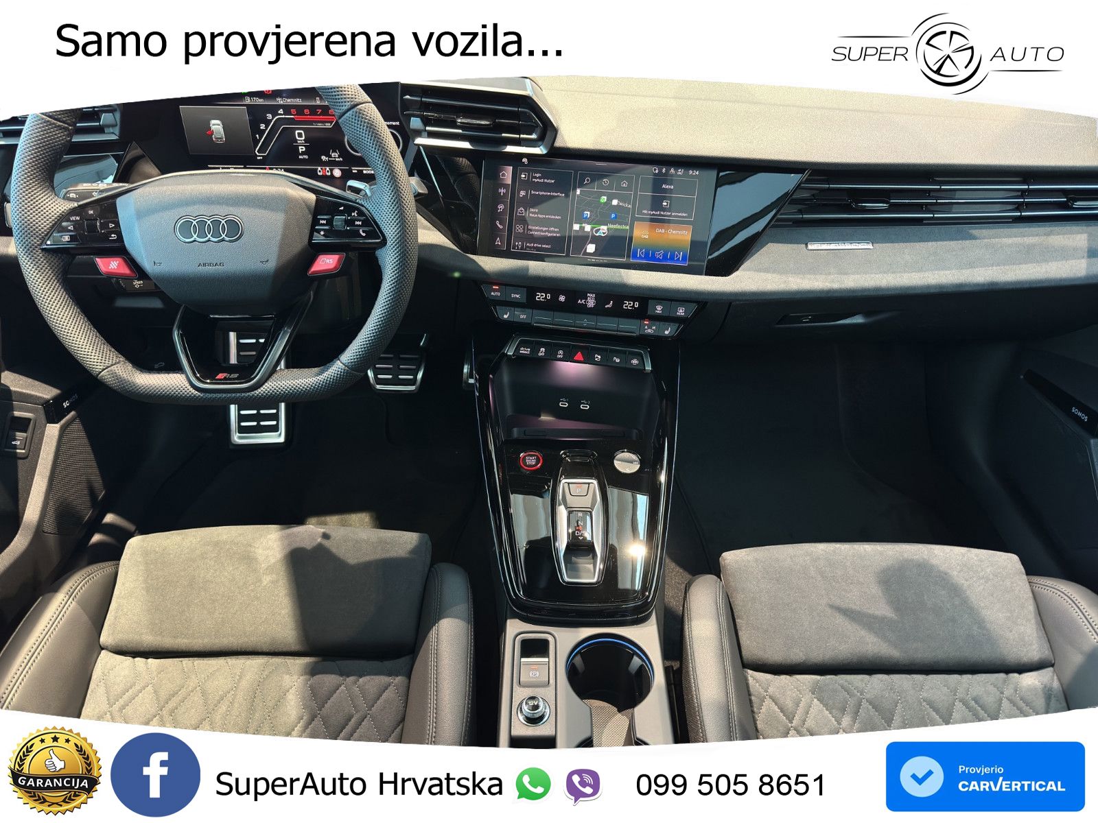 Audi RS3 Sedan 2.5 TFSI (400 KS) quattro S tronic LED+GR SJED+ACC