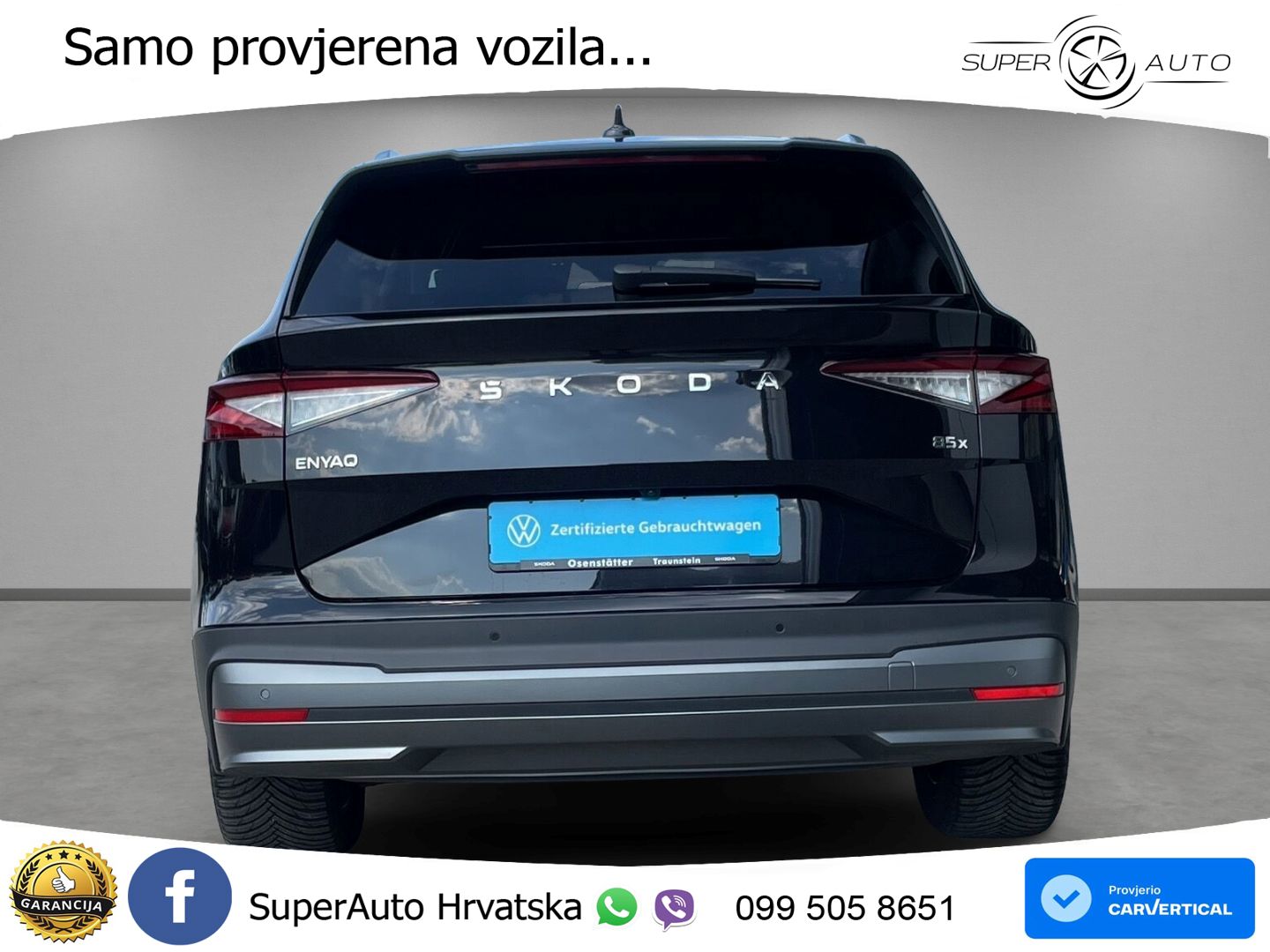 Škoda Enyaq iV 85x 82 kWh (286 KS) AWD