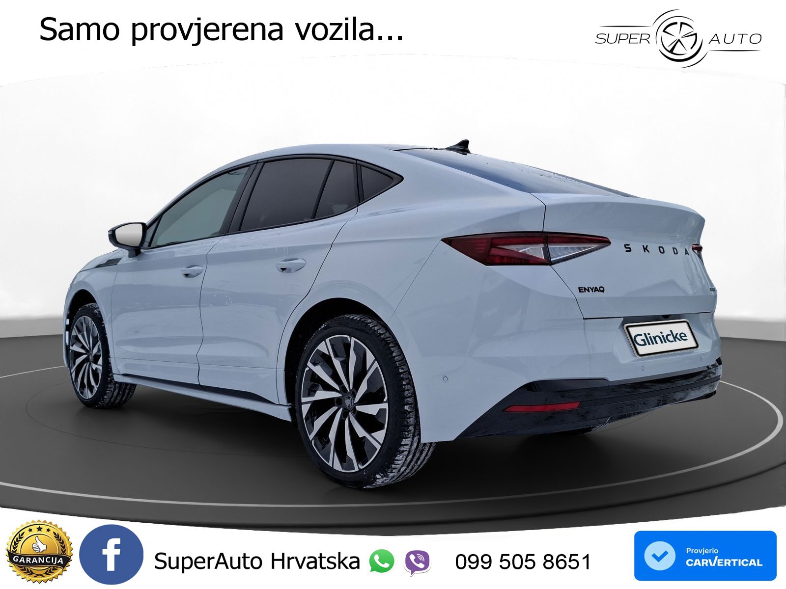 Škoda Enyaq Coupe 85x 82 kWh (286 KS) AWD SportLine LED+GR SJED+ACC
