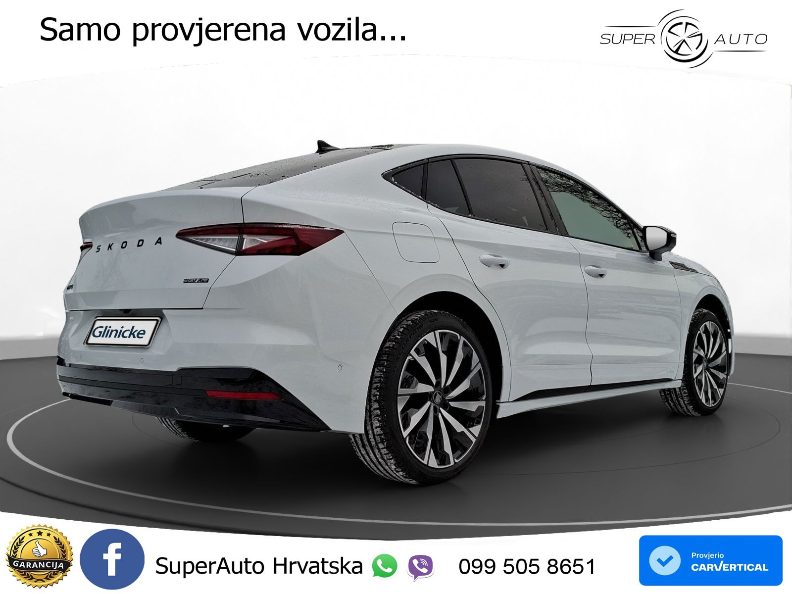 Škoda Enyaq Coupe 85x 82 kWh (286 KS) AWD SportLine LED+GR SJED+ACC