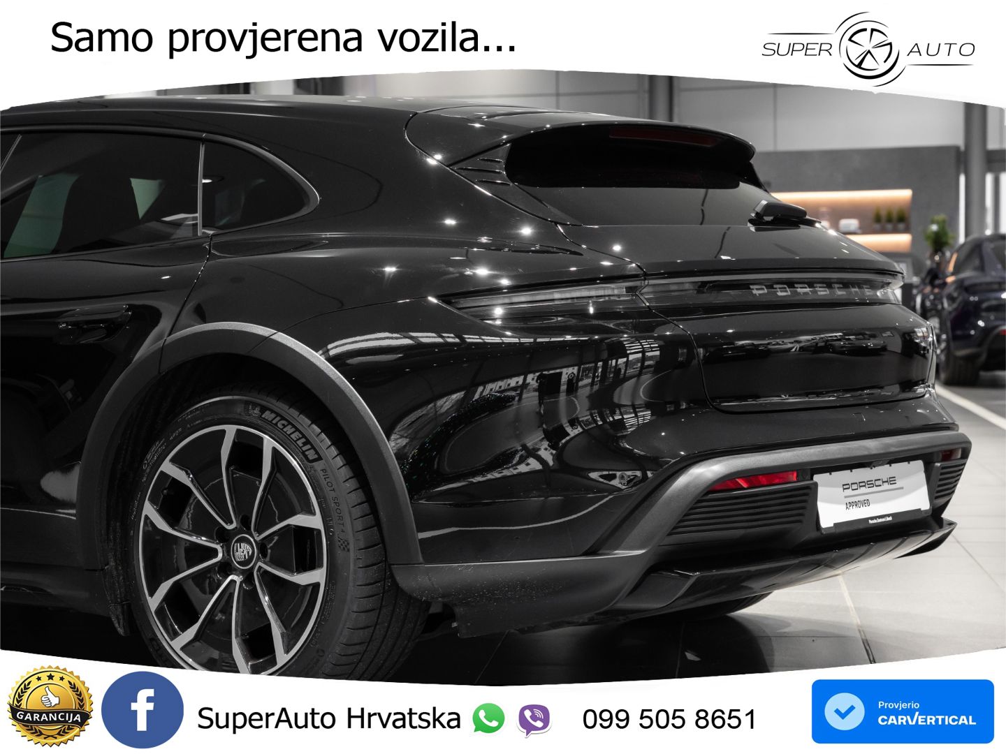 Porsche Taycan Cross Turismo 4 93.4 kWh (476 KS)