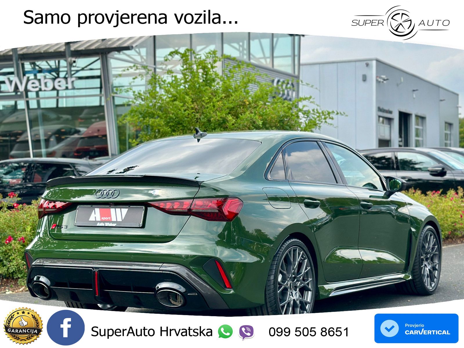 Audi RS3 Sedan 2.5 TFSI (400 KS) quattro S tronic LED+GR SJED+ACC