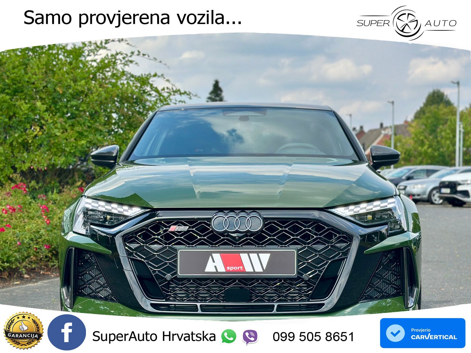 Audi RS3 Sedan 2.5 TFSI (400 KS) quattro S tronic LED+GR SJED+ACC
