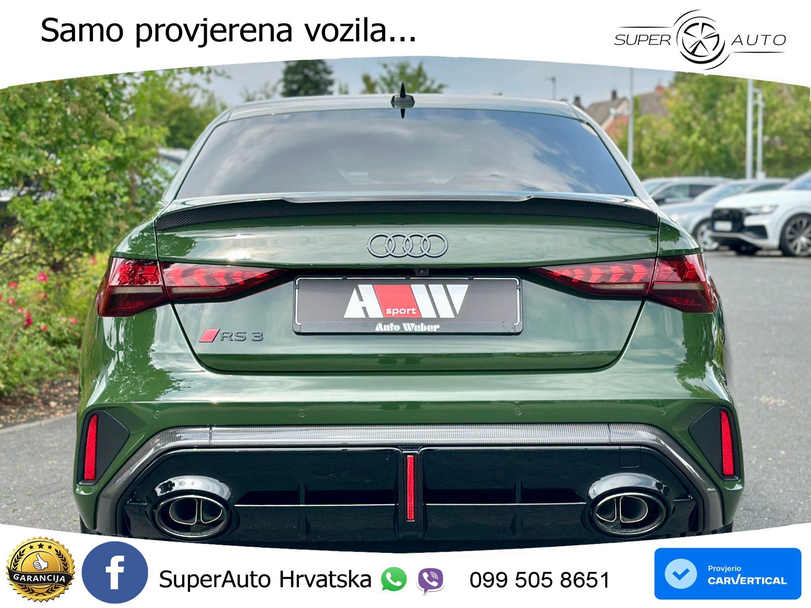 Audi RS3 Sedan 2.5 TFSI (400 KS) quattro S tronic LED+GR SJED+ACC