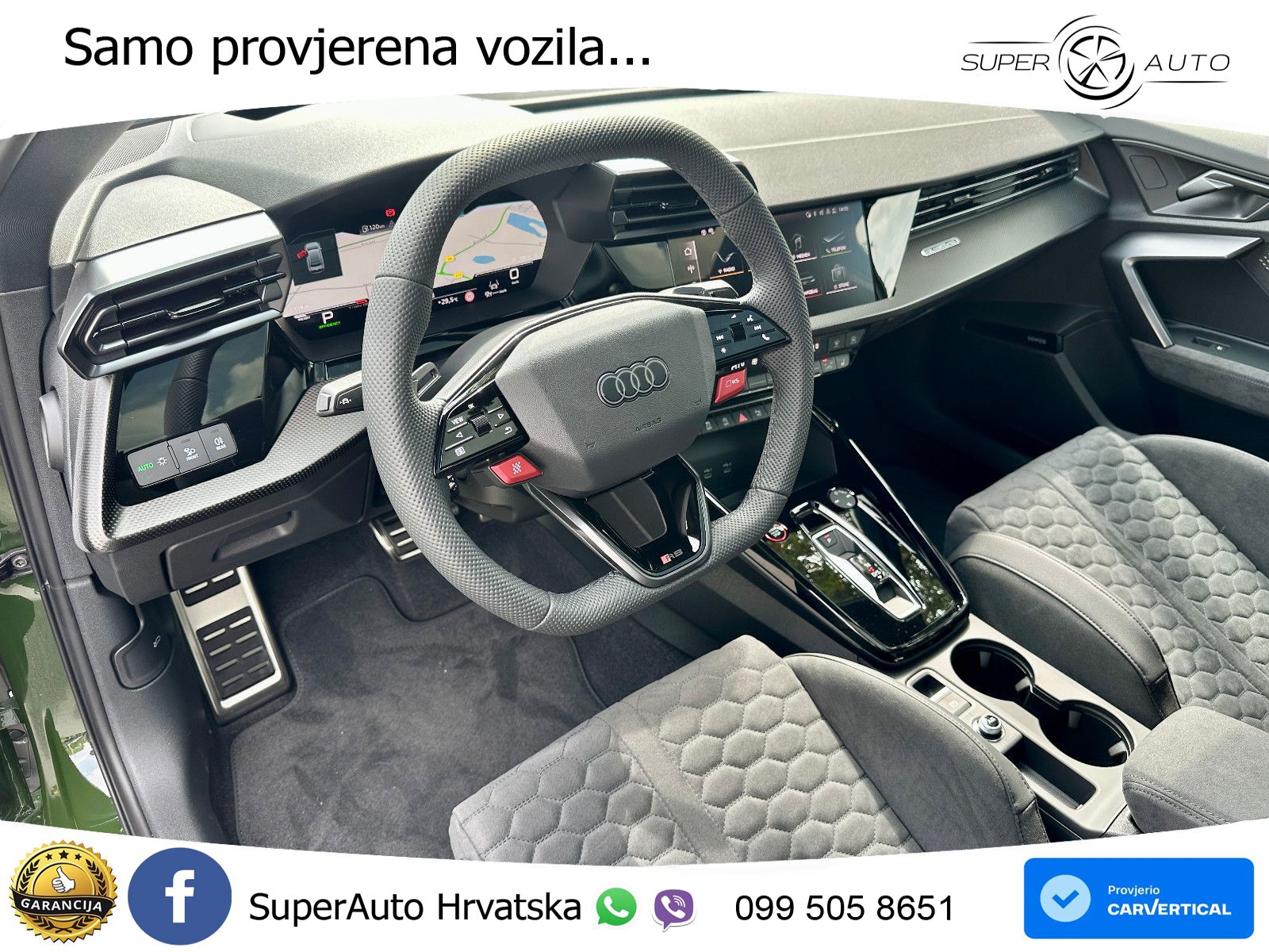 Audi RS3 Sedan 2.5 TFSI (400 KS) quattro S tronic LED+GR SJED+ACC