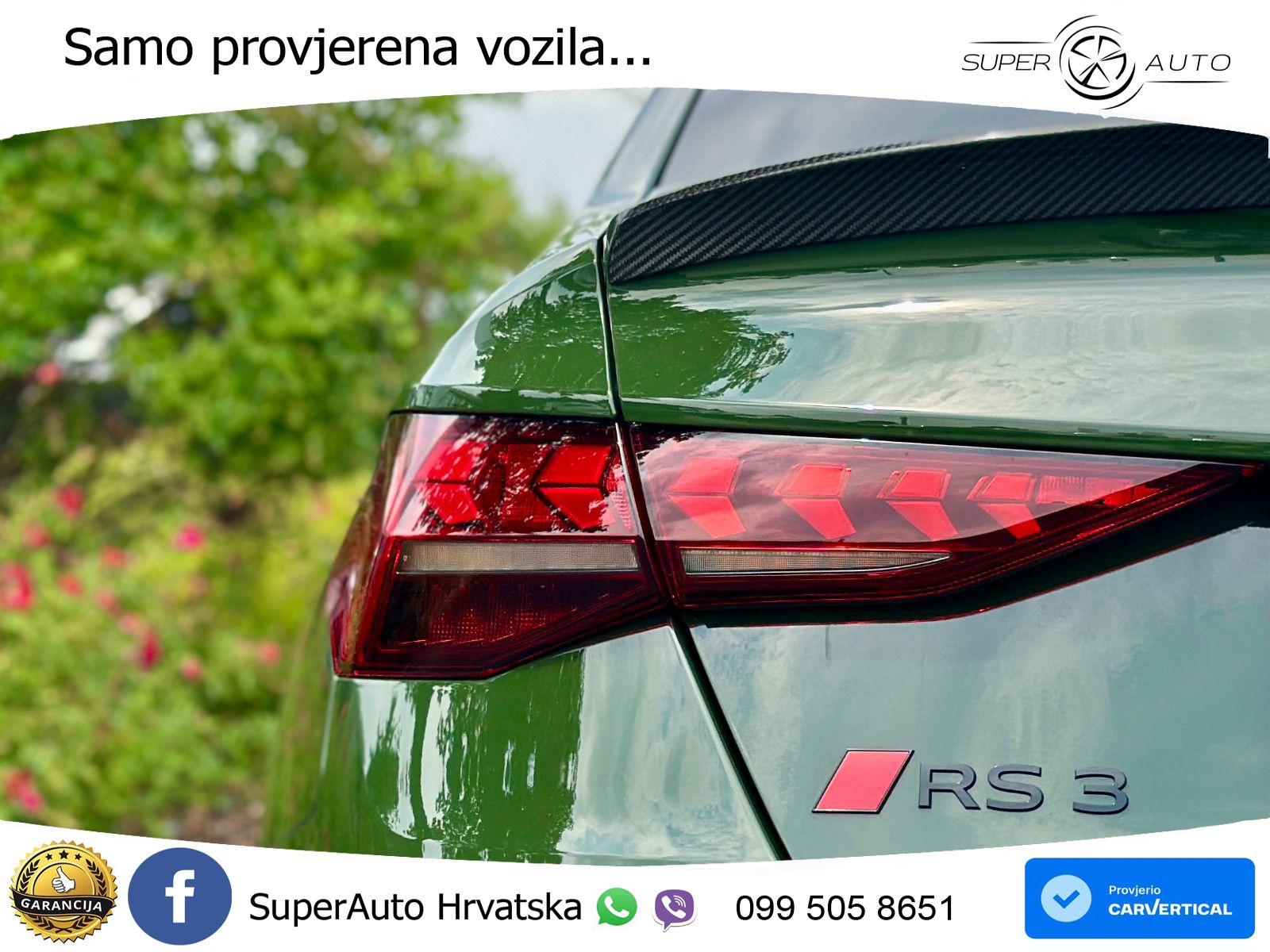 Audi RS3 Sedan 2.5 TFSI (400 KS) quattro S tronic LED+GR SJED+ACC