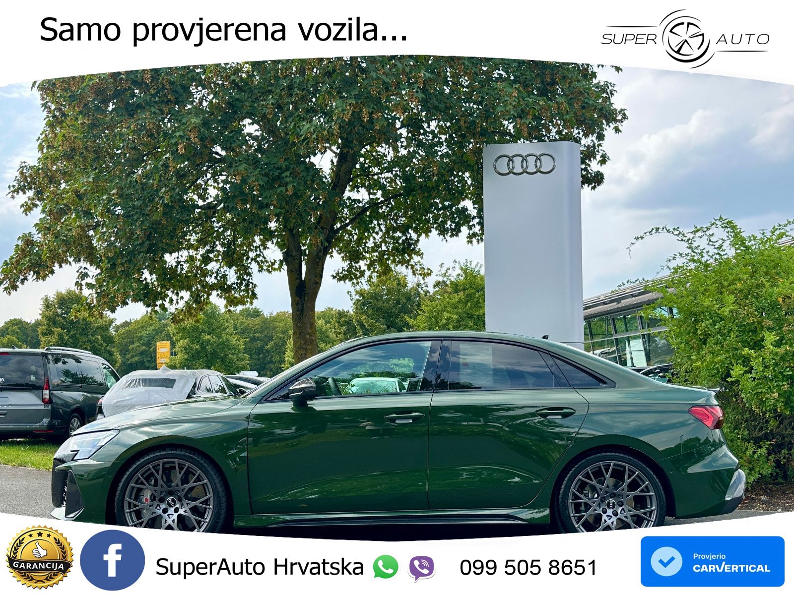 Audi RS3 Sedan 2.5 TFSI (400 KS) quattro S tronic LED+GR SJED+ACC