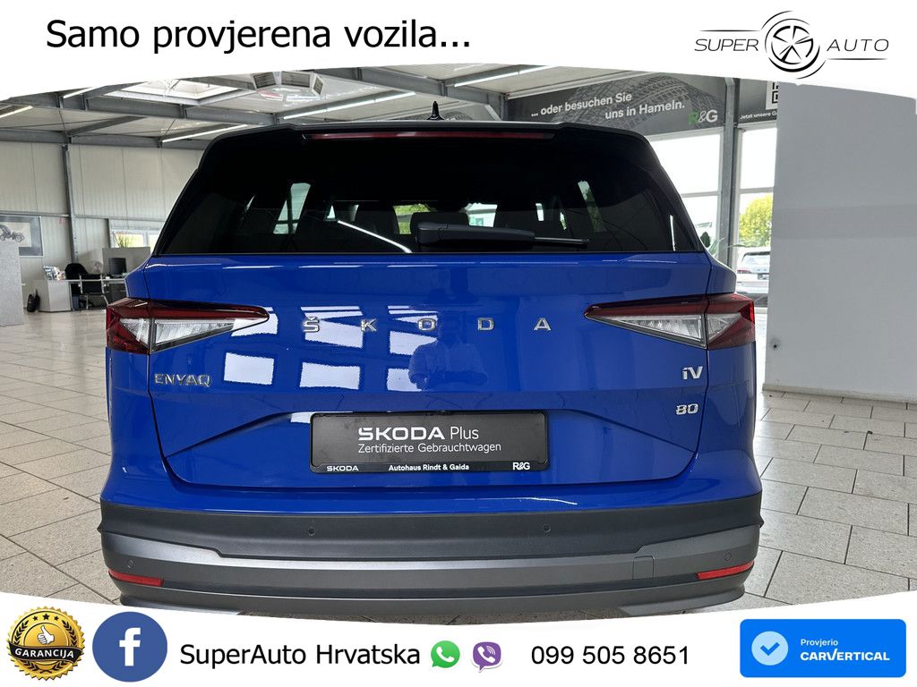Škoda Enyaq iV 80 82 kWh (204 KS) Loft LED+GR SJED+ACC