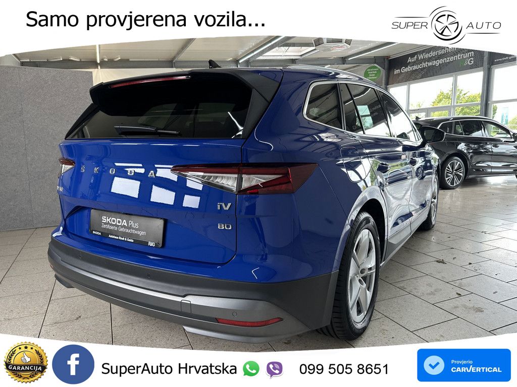Škoda Enyaq iV 80 82 kWh (204 KS) Loft LED+GR SJED+ACC