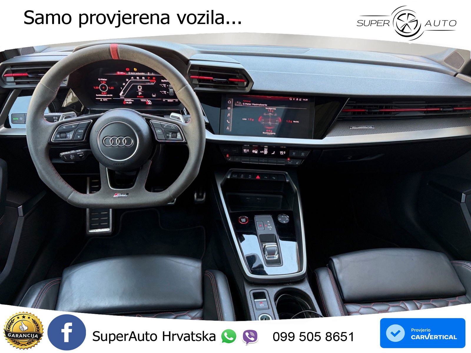 Audi RS3 Sportback 2.5 TFSI (400 KS) quattro S tronic LED+GR SJED+ACC