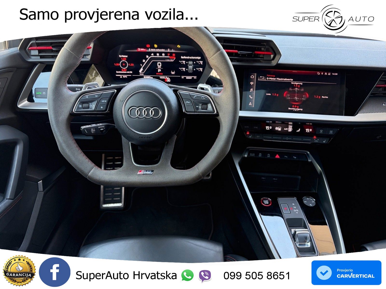 Audi RS3 Sportback 2.5 TFSI (400 KS) quattro S tronic LED+GR SJED+ACC