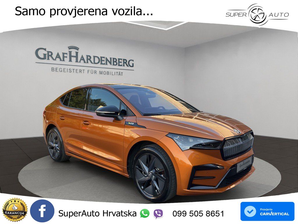Škoda Enyaq iV RS 82 kWh (299 KS) AWD LED+GR SJED+ACC