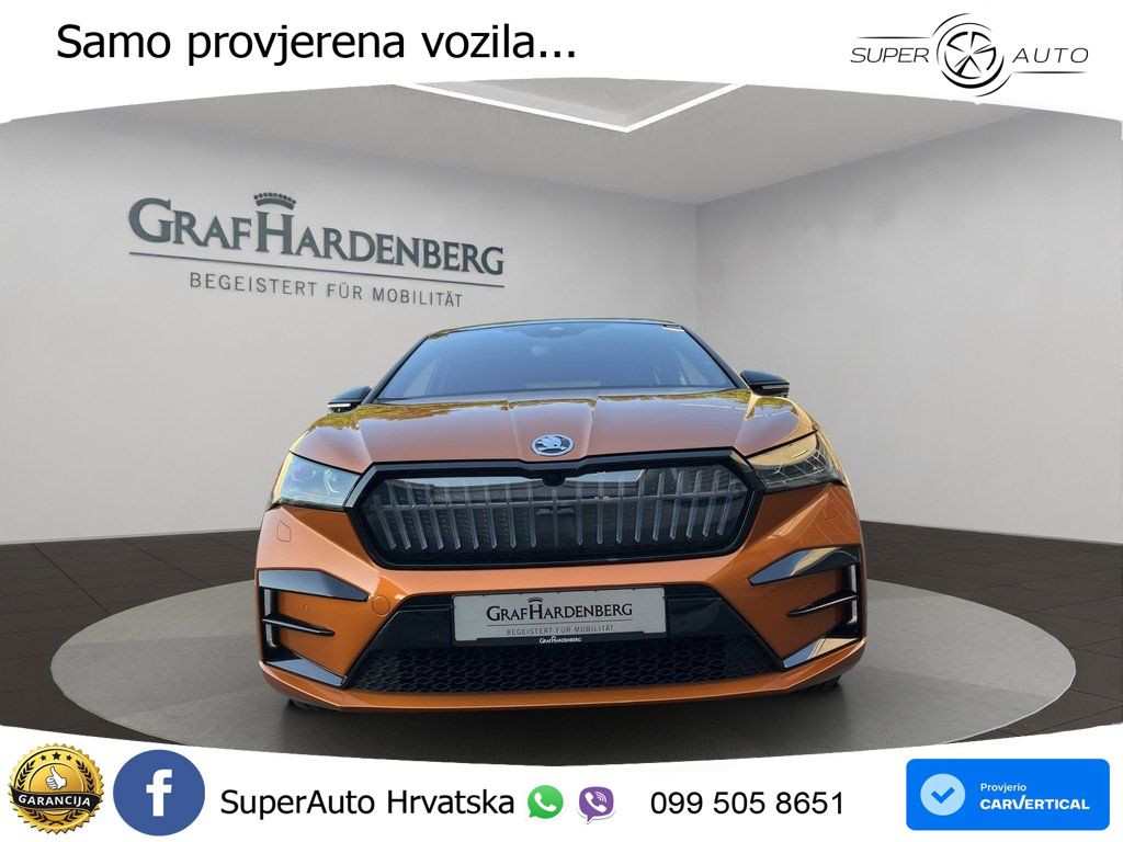 Škoda Enyaq iV RS 82 kWh (299 KS) AWD LED+GR SJED+ACC