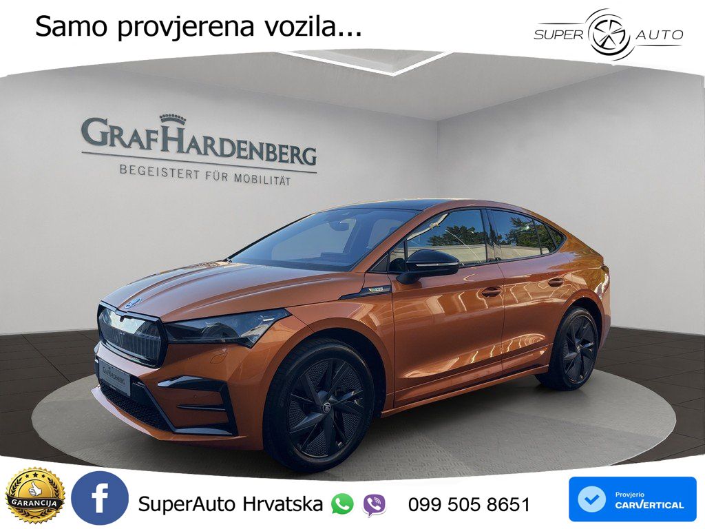 Škoda Enyaq iV RS 82 kWh (299 KS) AWD LED+GR SJED+ACC