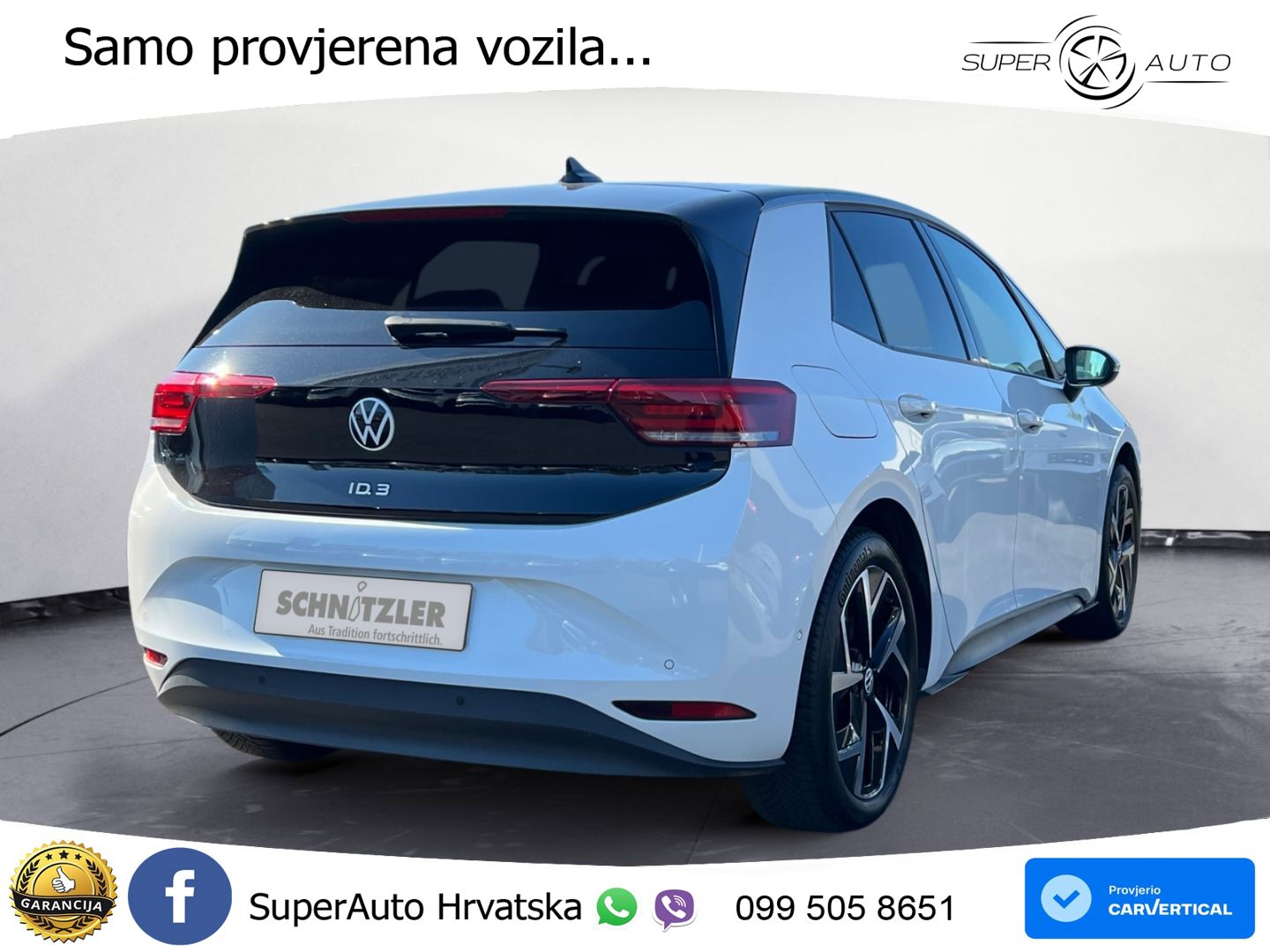 Volkswagen ID.3 Pro 62 kWh (204 KS) LED+GR SJED+ACC