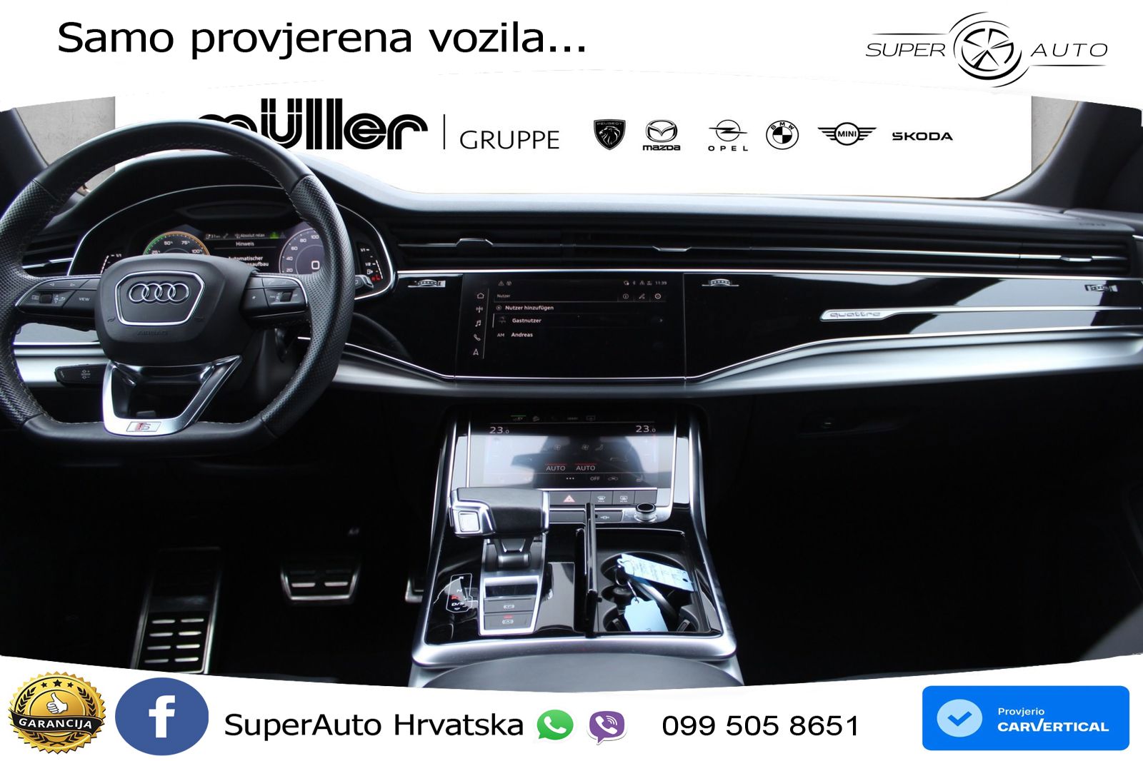 Audi Q8 55 TFSIe V6 (381 KS) quattro tiptronic