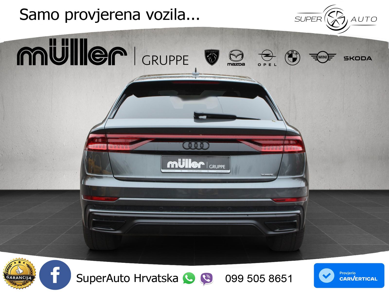 Audi Q8 55 TFSIe V6 (381 KS) quattro tiptronic