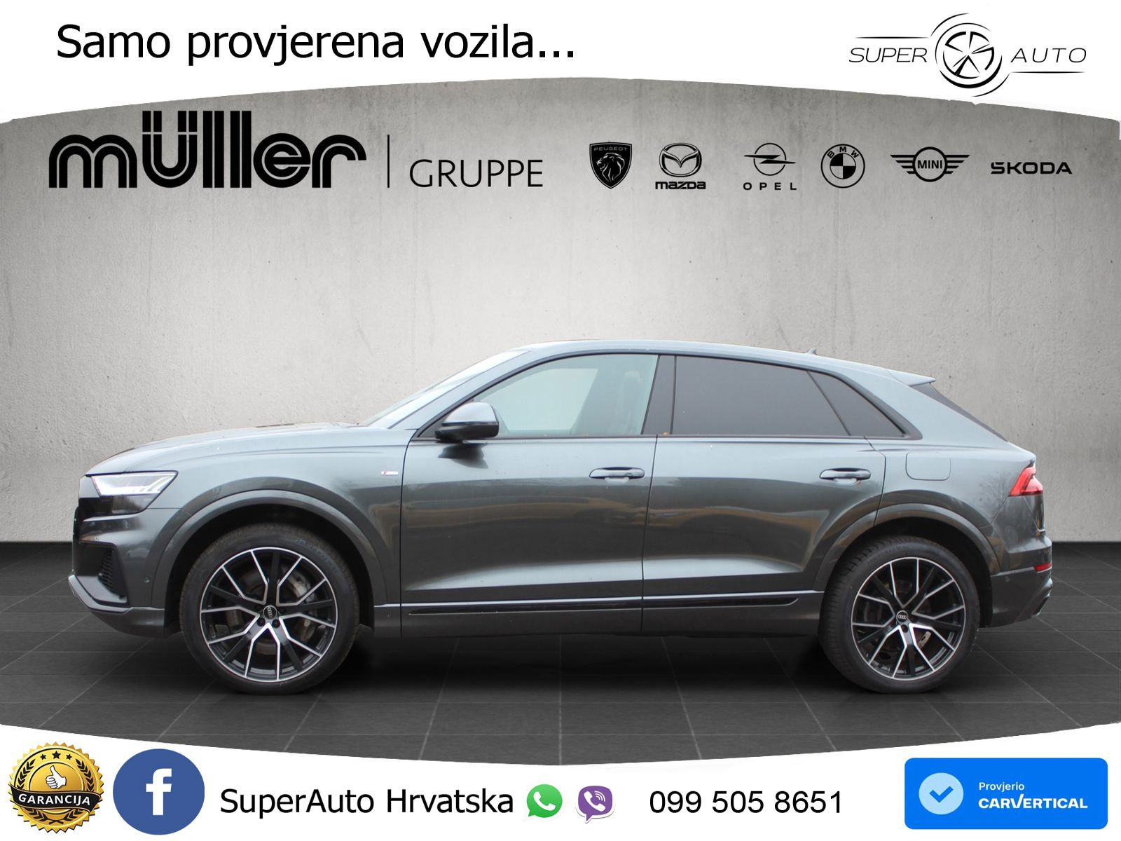 Audi Q8 55 TFSIe V6 (381 KS) quattro tiptronic