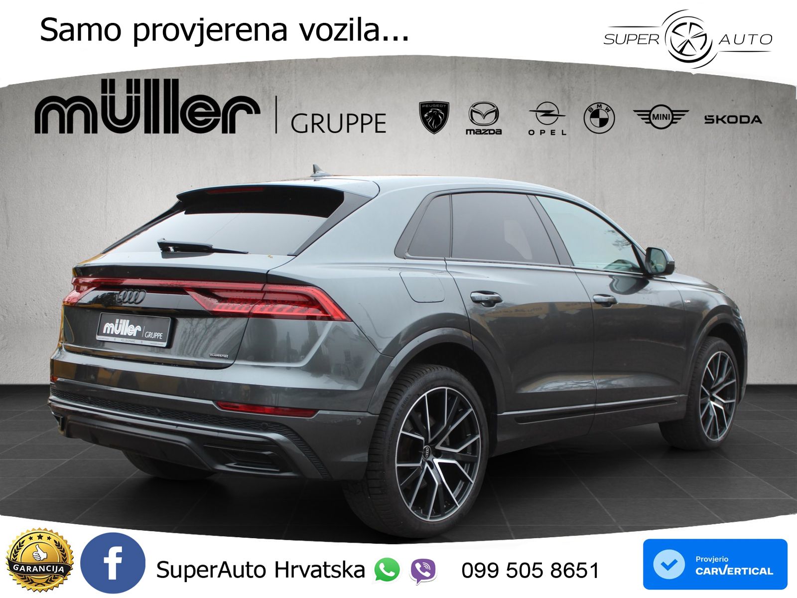 Audi Q8 55 TFSIe V6 (381 KS) quattro tiptronic