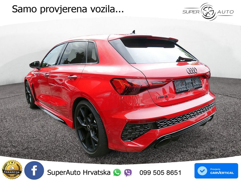 Audi RS3 Sedan 2.5 TFSI (400 KS) quattro S tronic LED+GR SJED+ACC