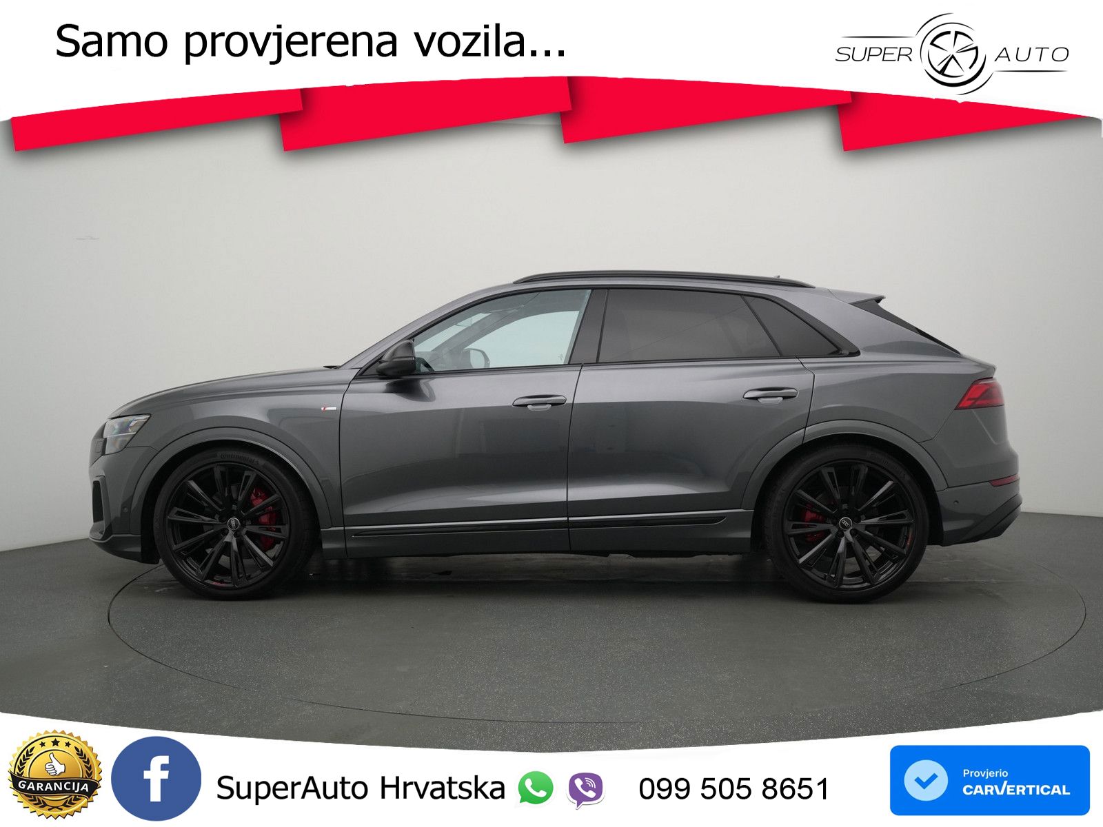 Audi Q8 50 TDI V6 (286 KS) quattro Tiptronic S line LED+GR SJED+ACC