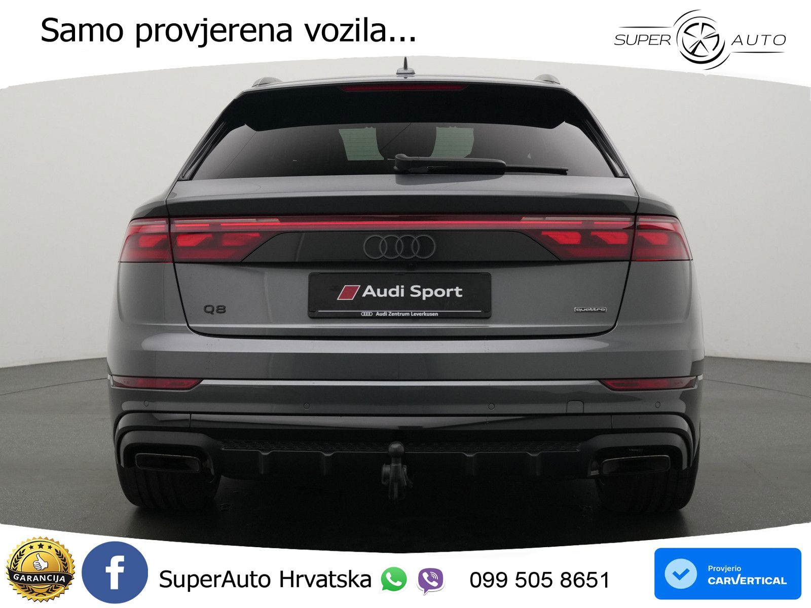 Audi Q8 50 TDI V6 (286 KS) quattro Tiptronic S line LED+GR SJED+ACC