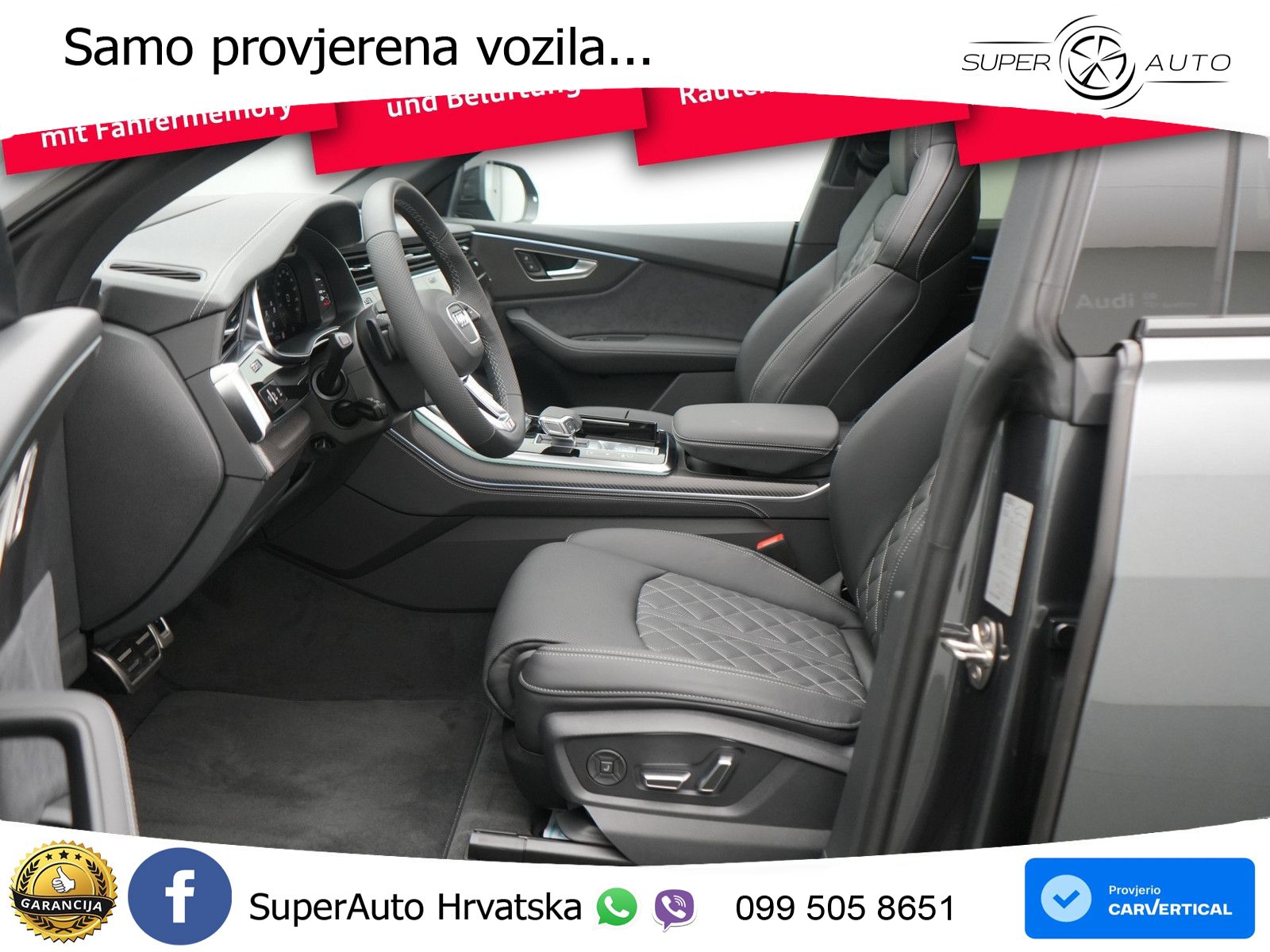 Audi Q8 50 TDI V6 (286 KS) quattro Tiptronic S line LED+GR SJED+ACC