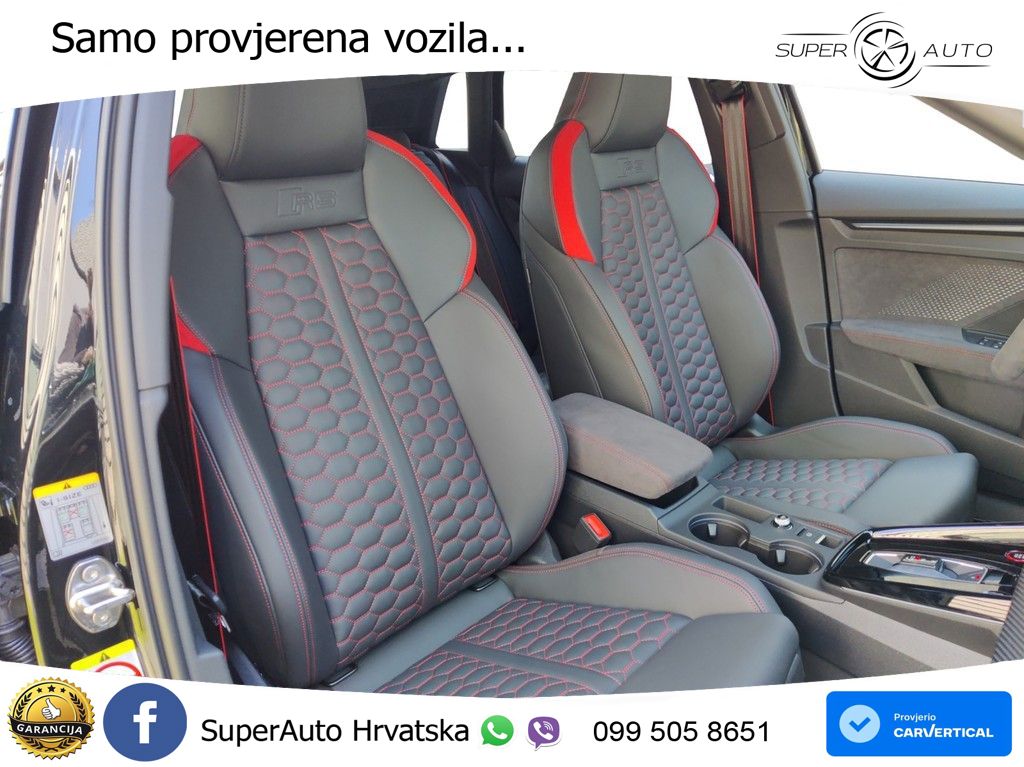 Audi RS3 Sedan 2.5 TFSI (400 KS) quattro S tronic LED+GR SJED+ACC