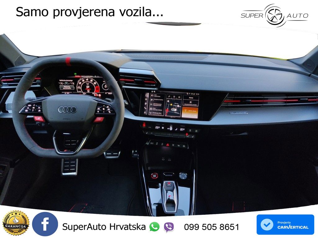 Audi RS3 Sedan 2.5 TFSI (400 KS) quattro S tronic LED+GR SJED+ACC